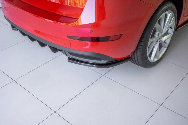 Diffusor Flaps passend für Skoda Scala schwarz Hochglanz
