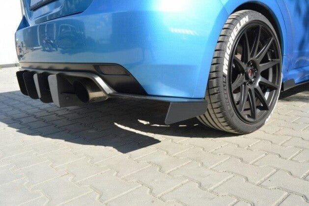 Diffusor Flaps passend für Subaru Impreza WRX STI Mk3 schwarz matt
