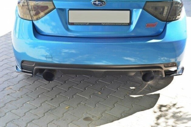 Diffusor Flaps passend für Subaru Impreza WRX STI schwarz Hochglanz