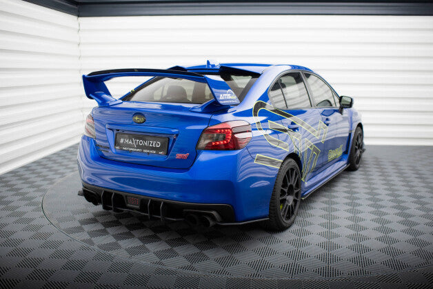 Diffusor Flaps passend für Subaru WRX STI Mk1 roter Kern