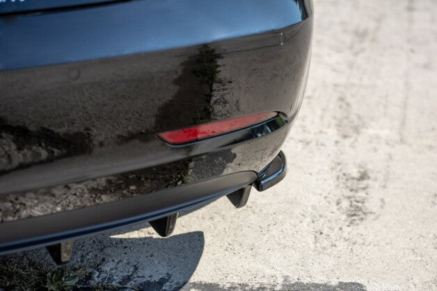 Diffusor Flaps passend für Tesla Model 3 schwarz Hochglanz