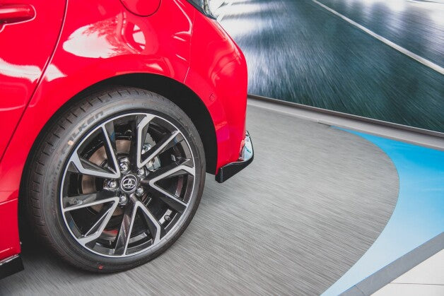 Diffusor Flaps passend für Toyota Corolla XII Hatchback schwarz Hochglanz