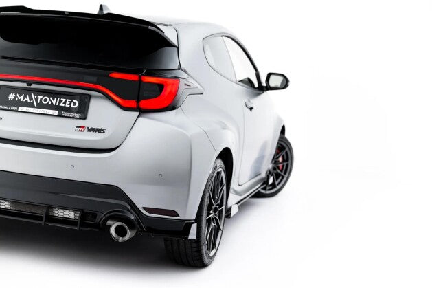 Diffusor Flaps passend für Toyota GR Yaris Mk4 Facelift schwarz Hochglanz (TOYA4FGR4CNC-RSD1BRB+RSF1-G)