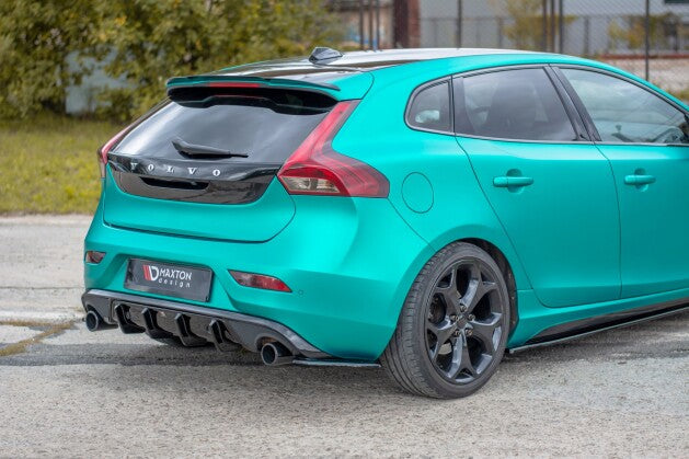 Diffusor Flaps passend für Volvo V40 R-design schwarz Hochglanz