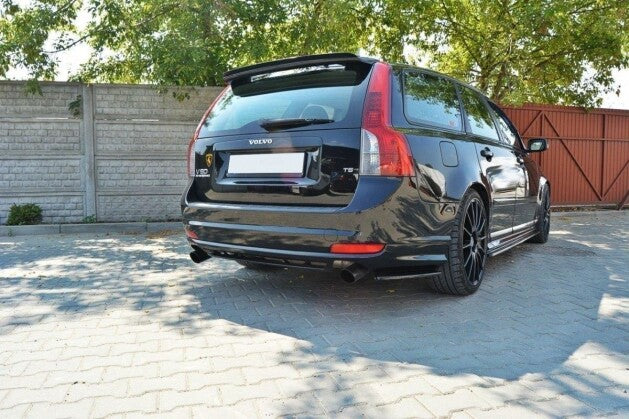 Diffusor Flaps passend für Volvo V50F R-DESIGN schwarz Hochglanz