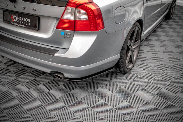Diffusor Flaps passend für Volvo V70 Mk3 schwarz Hochglanz