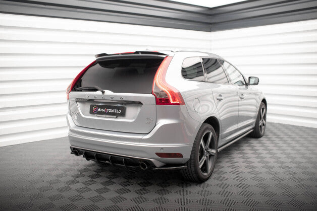 Diffusor Flaps passend für Volvo XC60 R-Design Mk1 FL schwarz Hochglanz