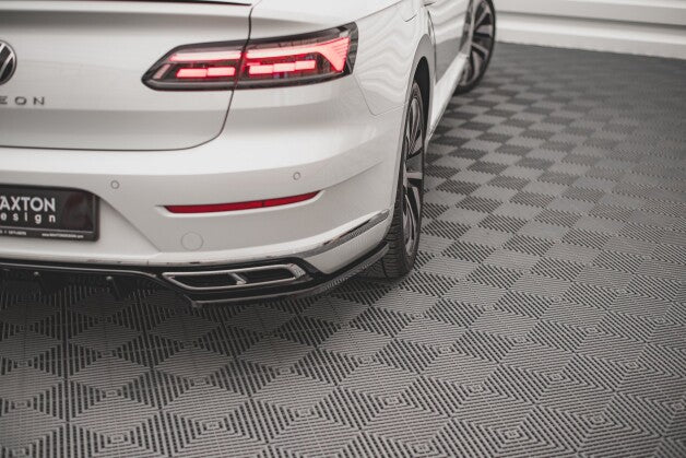 Diffusor Flaps passend für VW Arteon R-Line Limousine / Shooting Brake Mk1 FL schwarz Hochglanz