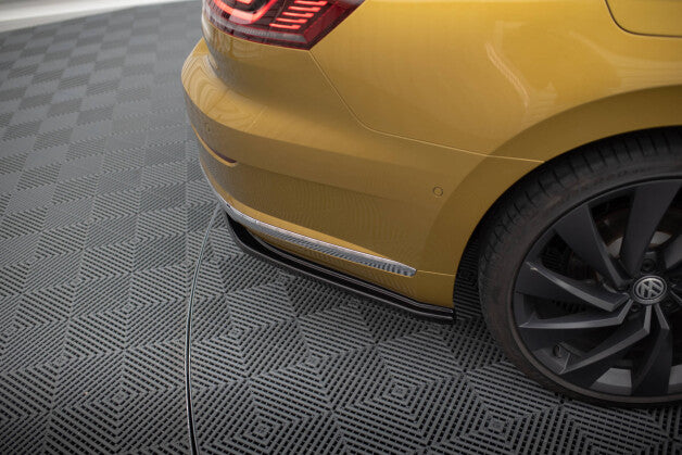 Diffusor Flaps passend für VW Arteon R-Line Limousine / Shooting Brake Mk1 schwarz Hochglanz (4251937869703)