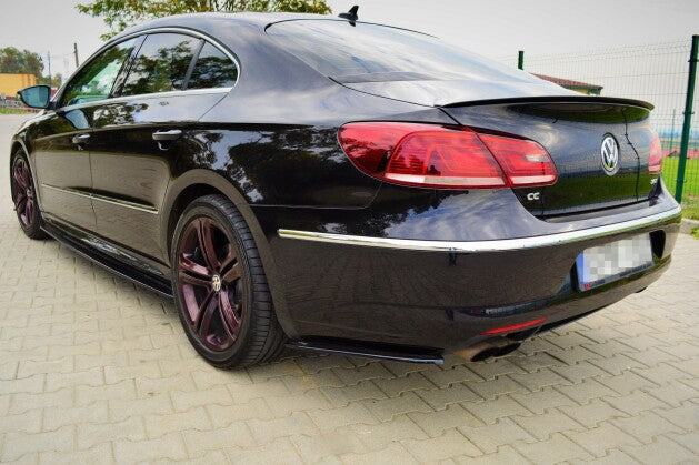 Diffusor Flaps passend für VW CC R-LINE schwarz Hochglanz
