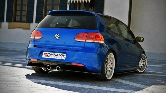 Diffusor Flaps passend für VW Golf 6 R schwarz matt