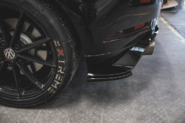 Diffusor Flaps passend für VW Golf 7 GTI TCR schwarz Hochglanz