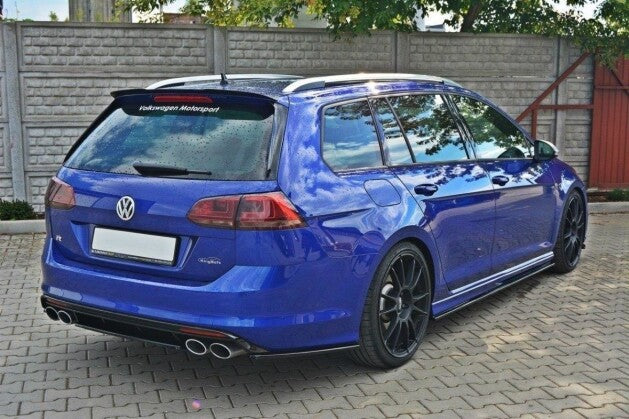 Diffusor Flaps passend für VW Golf 7 R Variant schwarz Hochglanz