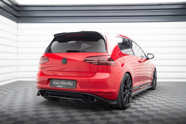 Diffusor Flaps passend für VW Golf Mk7 GTI CLUBSPORT schwarz Hochglanz