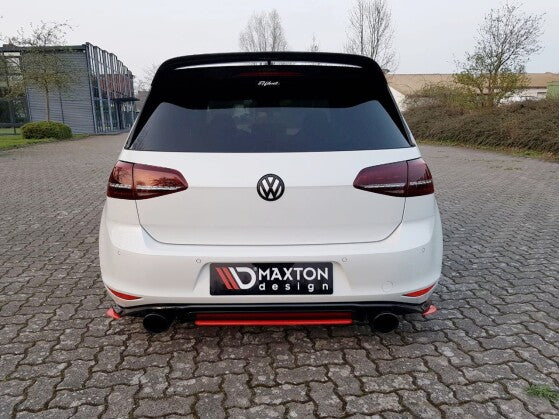 Diffusor Flaps passend für VW Golf Mk7 GTI Clubsport schwarz matt