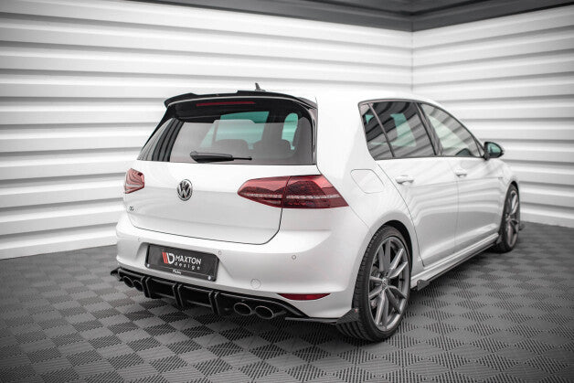 Diffusor Flaps passend für VW Golf R Mk7 schwarz Hochglanz (4251937883273)