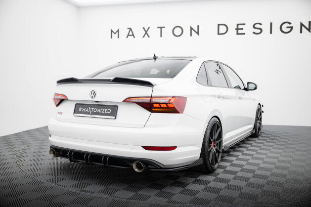 Diffusor Flaps passend für VW Jetta GLI Mk7 roter Kern + Hochglanz Flaps