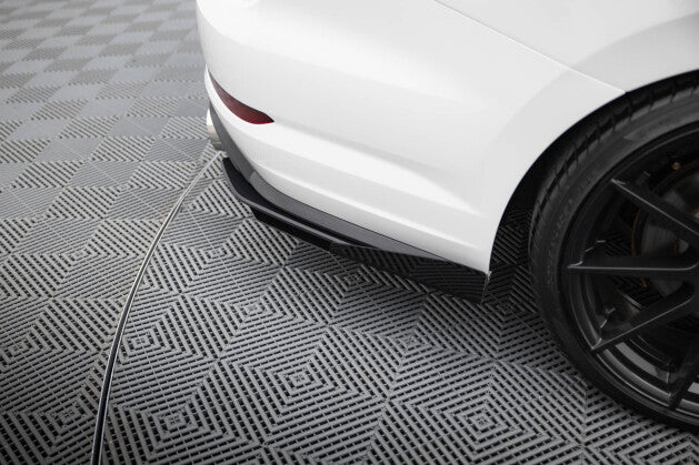 Diffusor Flaps passend für VW Jetta GLI Mk7 schwarz Hochglanz (4255647850198)