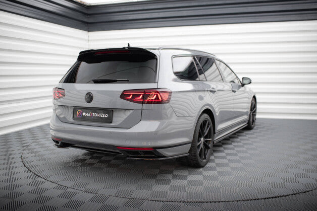 Diffusor Flaps passend für VW Passat R-Line B8 FL schwarz Hochglanz