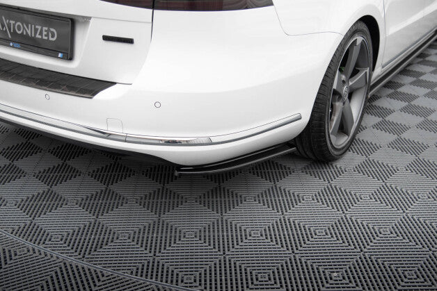 Diffusor Flaps passend für VW Passat Variant B7 schwarz Hochglanz