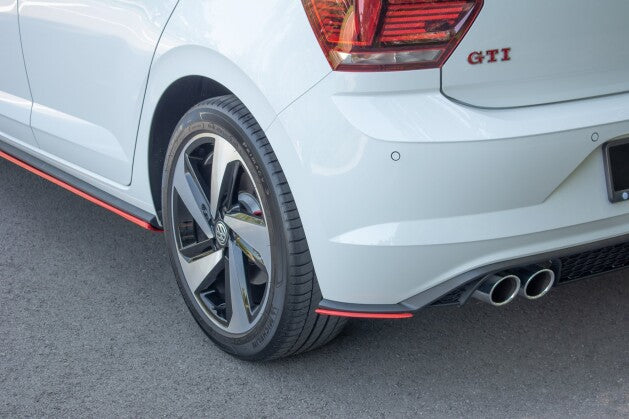 Diffusor Flaps passend für VW Polo GTI Mk6 schwarz Hochglanz (4251937877142)