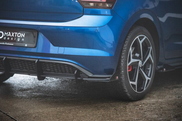 Diffusor Flaps passend für VW Polo GTI Mk6 schwarz Hochglanz (4251937876879)