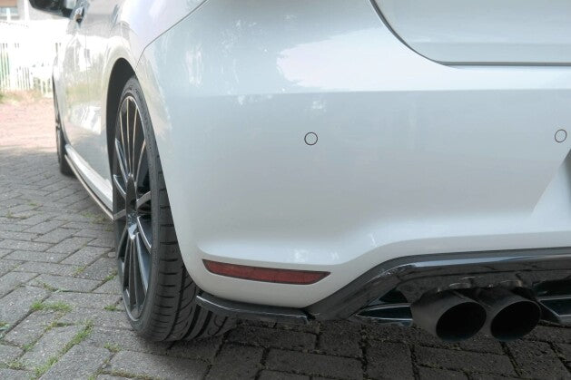 Diffusor Flaps passend für VW Polo WRC Mk5 schwarz Hochglanz