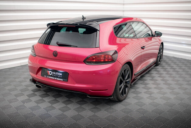 Diffusor Flaps passend für VW Scirocco Mk3 schwarz Hochglanz