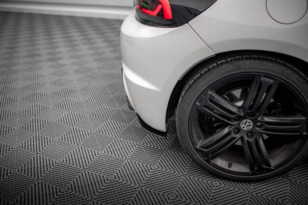 Diffusor Flaps passend für VW Scirocco R Mk3 schwarz matt