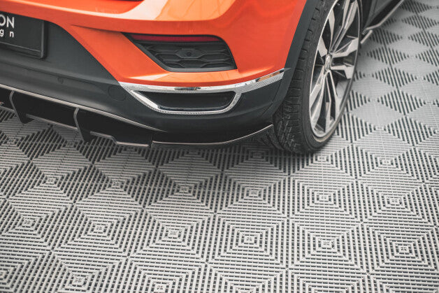 Diffusor Flaps passend für VW T-Roc Mk1 schwarz Hochglanz