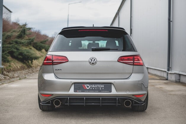 Diffusor Flaps V.1 L + R passend für VW Golf 7 GTI roter Kern