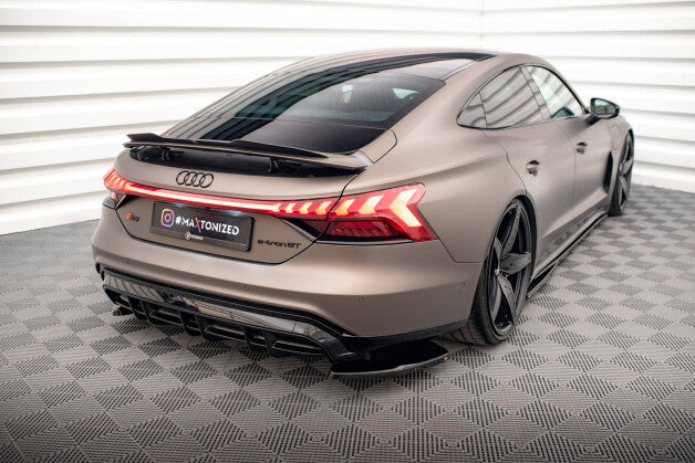 Diffusor Flaps V.1 passend für Audi e-Tron GT / RS GT Mk1 schwarz Hochglanz