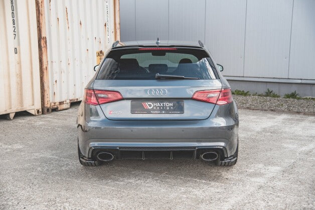 Diffusor Flaps V.1 passend für Audi RS3 8V Sportback schwarz Hochglanz