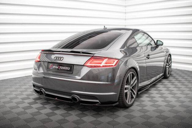 Diffusor Flaps V.1 passend für Audi TT S-Line 8S schwarz Hochglanz