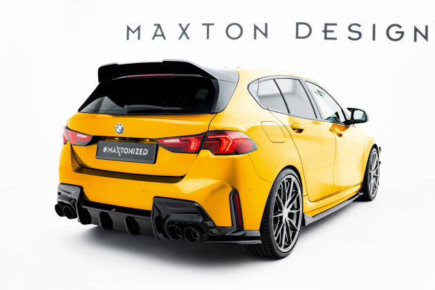 Diffusor Flaps V.1 passend für BMW 1er M-Paket F70 schwarz Hochglanz
