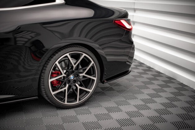 Diffusor Flaps V.1 passend für BMW 4er M-Paket G22 / G23 / G22 FL / G23 FL schwarz Hochglanz