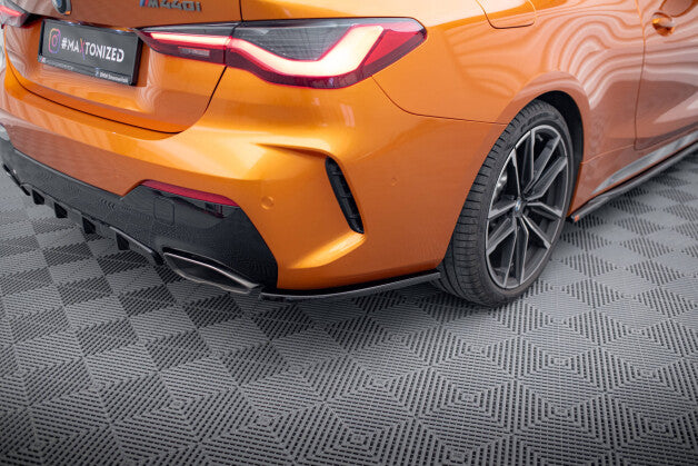 Diffusor Flaps V.1 passend für BMW 4er M440i G22 / G23 / G22 FL / G23 FL schwarz Hochglanz