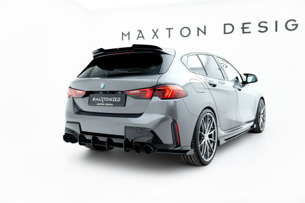 Diffusor Flaps V.1 passend für BMW M135i F70 schwarz Hochglanz (4255647859863)