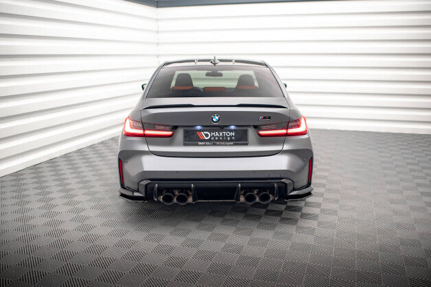 Diffusor Flaps V.1 passend für BMW M3 Limousine / Touring G80 / G81 schwarz Hochglanz