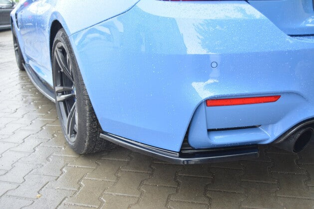Diffusor Flaps V.1 passend für BMW M4 F82 schwarz Hochglanz