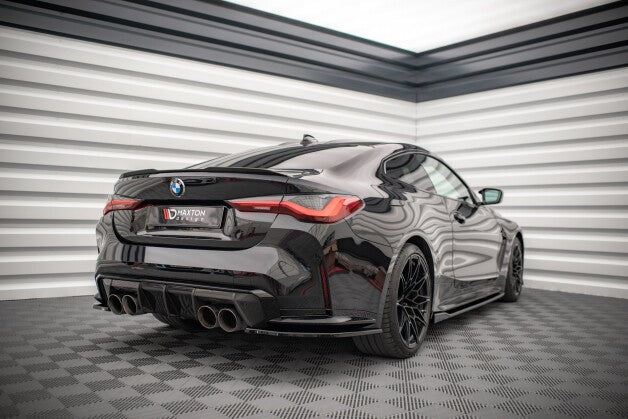 Diffusor Flaps V.1 passend für BMW M4 G82 / G82 FL schwarz Hochglanz