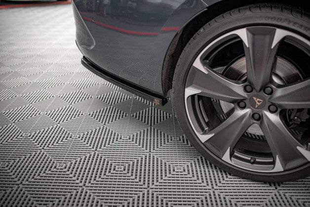 Diffusor Flaps V.1 passend für CUPRA Leon ST Mk1 FL schwarz Hochglanz