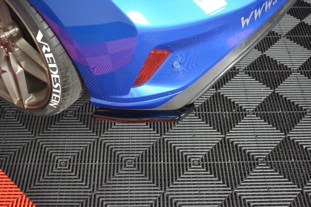 Diffusor Flaps V.1 passend für Ford Focus Hatchabck ST-Line schwarz Hochglanz