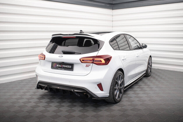 Diffusor Flaps V.1 passend für Ford Focus ST Mk4 schwarz Hochglanz