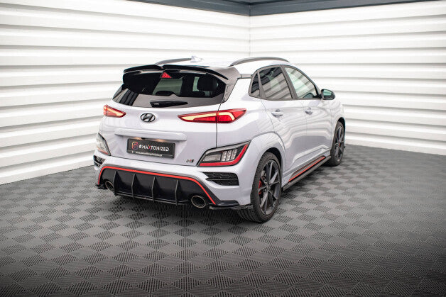 Diffusor Flaps V.1 passend für Hyundai Kona Mk1 schwarz Hochglanz