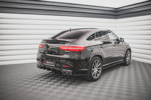 Diffusor Flaps V.1 passend für Mercedes GLE Coupe 63 AMG C292 schwarz Hochglanz