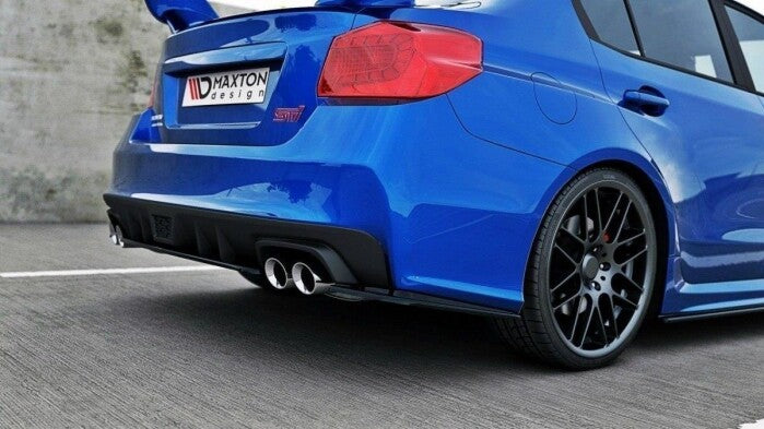 Diffusor Flaps V.1 passend für Subaru Impreza WRX STI Mk4 / Mk4 FL schwarz Hochglanz