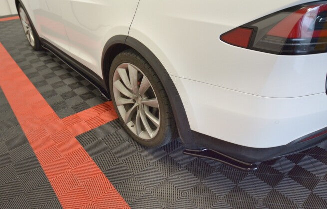 Diffusor Flaps V.1 passend für Tesla MODEL X schwarz matt