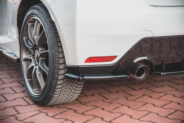 Diffusor Flaps V.1 passend für Toyota GR Yaris Mk4 schwarz Hochglanz
