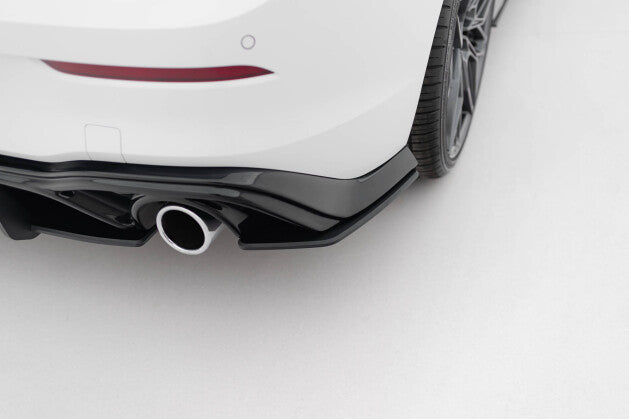 Diffusor Flaps V.1 passend für VW Golf GTI Mk8 roter Kern